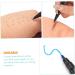 Healeved 50 Pcs Marker Pen Pencils Brow Pen Waterproof Brow Pencil Tool Plastic Blue - Buy Online on GoSupps.com