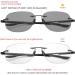 Buy Devirld Photochrome Transition Bifocal Reading Glasses - Frameless HD Blue Light Filter UV400 Ideal for Gaming & Close Use - Stylish Black 1.0x - Buy Online on GoSupps.com