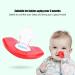 Buy Funny Lips Baby Pacifier | Food Grade Silicone Teether - Massaging Dummy (Red) - Safe & Fun for Babies - Buy Online on GoSupps.com
