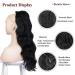 Natural Black Afro Curly Pferdeschwanz Hair Extension Clip - 66cm Ponytail for Braids (1 Pack) - High-Quality Hair Piece - Buy Online on GoSupps.com