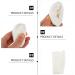 VILLCASE 1 Pair Simulation Silicone Ear Model Studs Earring Display Props Reusable Silicone Ear Model for Teaching Ear Picking Practice Hearing Aids Wearing 7. 00X5. 00X4. 00cm White olive Green - Buy Online on GoSupps.com