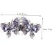 DOITOOL Hairpin Hair Jewels for Women Wedding Hair Clips for Brides Back Hair Barrette Retro Hair Barrette Keychain Comb Women Hair Accessories Back Hair Clip Miss Purple Spring Zinc Alloy - Buy Online on GoSupps.com