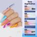 FZANEST Clear Blooming Gel 15ml UV LED Blossom Gel Polish for Marble & Natural Stone Nail Art Soak Off  - Buy Online on GoSupps.com
