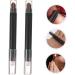 Healvian 2pcs Eyeshadow Eye Makeup Brush Eye Makeup Tool Eye Shadow Makeup Make up Brush Eye Shadow Stick Abs - Buy Online on GoSupps.com