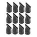 VINTORKY 12pcs Hair Dryer Air Collector Hair Blower Narrow Concentrator Straight Hair Dryer Nozzle Black
