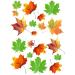 Leaves edible wafer paper cupcake cake toppers Rice Fairy Paper Decorations Party Autumn leaves leave - Buy Online on GoSupps.com