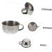 Magiclulu Stainless Steel Razor Soap Shell | Long-Lasting Rust-Free Shaving Bowl for Men - Buy Online on GoSupps.com