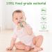 Aolso Silicone Baby Ball Bite Ring - BPA-Free Chew Toy for Infants - Safe Food-Grade Silicone Baby Toy in Green - Buy Online on GoSupps.com
