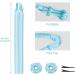 Soft Heatless Curlers Headband for DIY Waves - Blue Elastic Hair Band for Long and Medium Hair - Buy Online on GoSupps.com