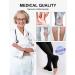Buy 2 Pairs of Medical Compression Stockings for Men & Women | 20-30 mmHg Class 2 Open Lace - International Shipping - Buy Online on GoSupps.com