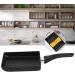 Frying Pan Kitchen Cookware Grill Pan Rectangular Non Stick Saucepan Plastic Handle Black Omelet Frying Pan Maifan Stone Small Frying Pan Square Grill Pan with Meat Vegetables or Go Camp Cooking - Buy Online on GoSupps.com