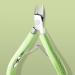 W-LOVNEST Practical Stainless Steel Cuticle Scissors Cutter with Rubber Handle Full Jaw Nails Trimmer for Home and Salon Use Pink - Buy Online on GoSupps.com