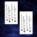 Oottati Small Cute Bird Crown Temporary Tattoo Quote 'This Too Shall Pass' (2 Sheets) - Buy Online on GoSupps.com
