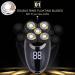5-in-1 Rechargeable Head Shaver for Bald Men - Smart Electric Razor Beard & Nose Trimmer Facial Brush - Buy Online on GoSupps.com