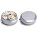 3 Compartment Travel Pill Box - Portable Medicine Organizer for Purse & Pocket | Various Shell Designs - Buy Online on GoSupps.com