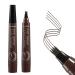 Boobeen eyebrow pencil-eyebrow pencil with a micro forking spitz applicator-creates dark browns of course of course