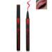 LYSdefeu Red Glitter Eyeliner Liquid Liner 1Pcs Red Sparkle Shimmer Metallic Pearlescent Eye Liner Waterline Eyeshadow Pen  Long Lasting High Pigmented Waterproof Smudge-proof Eyeliner Pencil