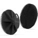 Silicone Body Scrubber Shower Bath Brush  More Hygienic Than Traditional Loofah  Lather Nicely  Long Lasting  Gentle Exfoliating for Women Men Baby Sensitive Skin  1 Pack  Black