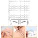 LALAFINA 10pcs Tools Eyebrow Ruler for Measurement Eyebrow Shaper for Women Marker Eyebrow Line Sticker Scale - Buy Online on GoSupps.com