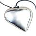 Oralgos adjustable necklace with heart pendant handmade love shape stylish collarbone chain for women and girls elegant choker metal