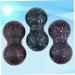 Buy Healeved 3-in-1 Peanut Massage Balls | Physiotherapy & Yoga Therapy | Spiky Roller for Foot & Sports Fitness - International Shipping - Buy Online on GoSupps.com