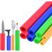 Foam tubing，Built up Utensils，Foam Tube Grip，Cylindrical Foam，Silverware for Arthritic Hands，Utensil Grips，8PCS(4 Sizes)