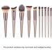 Niniang New Fashionable Brushes For Women Makeup Brushes Champagne For Foundation Powder Blush Eyeshadow Concealer Lip Lip Eye Cosmetics #2 - Buy Online on GoSupps.com