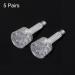 sourcing map 5 Pairs TPU High Heel Tips Shoes Replacement Tap Caps for Women High Heel Shoes 3mm Pin 7mm Round Shape Heel Repair Caps Transparent - Buy Online on GoSupps.com