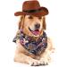 Custom Cowboy Hat & Bandana Set for Dogs & Cats | Perfect Pet Costume & Party Accessories - Buy Online on GoSupps.com