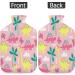 Pink Dinosaur Heat Bottle with Fluffy Cover | 2L Capacity | Pain Relief for Back Neck & Shoulders | Cozy Nights & Colorful Design - Buy Online on GoSupps.com