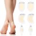WLLHYF Gel Blister Bandages Plasters Invisible 6 Pcs Hydrocolloid Bandages Blister Waterproof Guard Skin Heel Protector Cushion Pad for Forefoot Fingers Toes