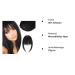 Buy Elailite Clip In Blunt Bangs | Remy Real Hair 14cm Pony & 26cm Side Fringe | #01 Black - International Shipping Available - Buy Online on GoSupps.com