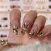 Temperament-enhancing manicure hand-made wearing nail full of diamonds in the New Year versatile wearing nail stickers are white in autumn and winter.(S) - Buy Online on GoSupps.com