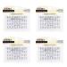Andrea Knotted Flares False Lashes Long - Black 4 packs Long Black