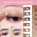 Glitter Gradient Eyeshadow Stick Two Tone Two-tone Shimmer Gradient Eyeshadow Stick Double Colors Eyeshadow Stick Waterproof Glitter Eye Stick Eyeshadow Pen for Women Eye Makeup - Buy Online on GoSupps.com
