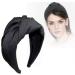 Minkissy Wide Headband Twist Knotted Turban Hairband Hair Accessories for Women Ladies Black - Buy Online on GoSupps.com