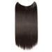 SEGO Invisible Wire Hair Part Extensions - Dark Brown 40/50 cm | Premium Hair Extensions for Effortless Style - Buy Online on GoSupps.com