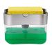 Dish Soap Dispenser and Sponge Holder for Kitchen Sink Detergent Liquid Press Dispenser Box Dishwashing Soap Automatic Outlet Kitchen Supplies