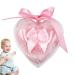 Fenytay Makeup Powder Puff Bowknot Heart Powder Puff - Baby Body Powder Puff Long-haired Powder Puff Soft Face Powder Puff for Baby