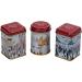 New English Teas The Lowry Mini Tea Tin Set of 3 with Loose-Leaf Black English Tea Red - Buy Online on GoSupps.com