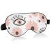 Haskirky Light Blocking Eye Mask Breathable and Adjustable Adult Men and Women Travel on Business Trips Yoga Meditation Light Smooth Comfortable Eye Mask Office Deep Sleep Goodies Boho Eyes