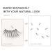 Onlyall Mink Half Lashes - Natural Soft Eyelashes with Clear Band | C07 Eyelash Pack for Stunning Beauty - Buy Online on GoSupps.com