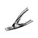 Sn nail design Profi Tip cutter silver chrome nail clipper contour nail clippers High quality for shortening cutting of artificial nails nail tip artificial false nail clipper tips artificial fingernails