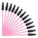 100 Pcs Disposable Mascara Wands Eyelash Brush Spoolies for Eyebrow Eye Lash Extension (Pink) (Black+Pink)