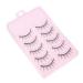 DRESSOOS 5 Pairs Fake eyelashes 3D False Lashes Handmade Lashes Cosmetics Eyelashes Fluffy Volume Lashes Girl Makeup Eyelashes 3D Faux Lashes flexible woman Acrylic chemical fiber
