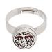 Essential Oil Diffuser Rings for Women Stainless Steel Rings for Girls Portable Aesthetic Jewelry Aromatherapy Diffusers Ring (R36-3)