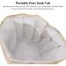 Portable Collapsible Foot Bath Basin with Lid PVC Insulated Foldable Foot Soaking Tub Foot Spa Bag for Travel and Home Use. (Yellow Cactus) - Buy Online on GoSupps.com