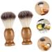 PopetPop Razor Brush for Men - Shaving Accessories & Goatee Grooming Tool | Water Barrier Bubble Stucco - Buy Online on GoSupps.com