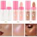 Makeup Highlighter Stick 3 Colors Body Shimmer Highlighter Makeup - Easy to Apply Patting Powder for Face Eyes Lips Hair Body Glow Makeup Frifer - Buy Online on GoSupps.com