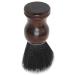 Premium Shaving Brush - Wooden Handle Barber Brush for Beard & Hair - Perfect for Salon and Home Use - International Shipping Available - Buy Online on GoSupps.com
